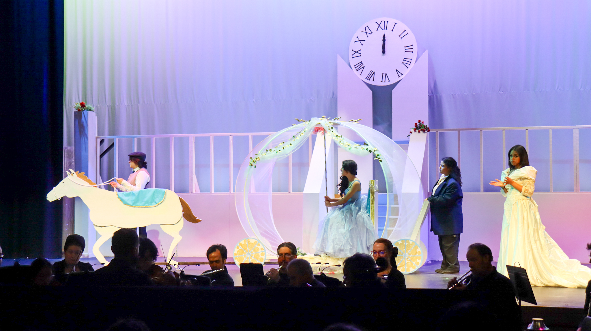 A performance of Cinderella by the Chelsea High School Drama Club in April of 2025